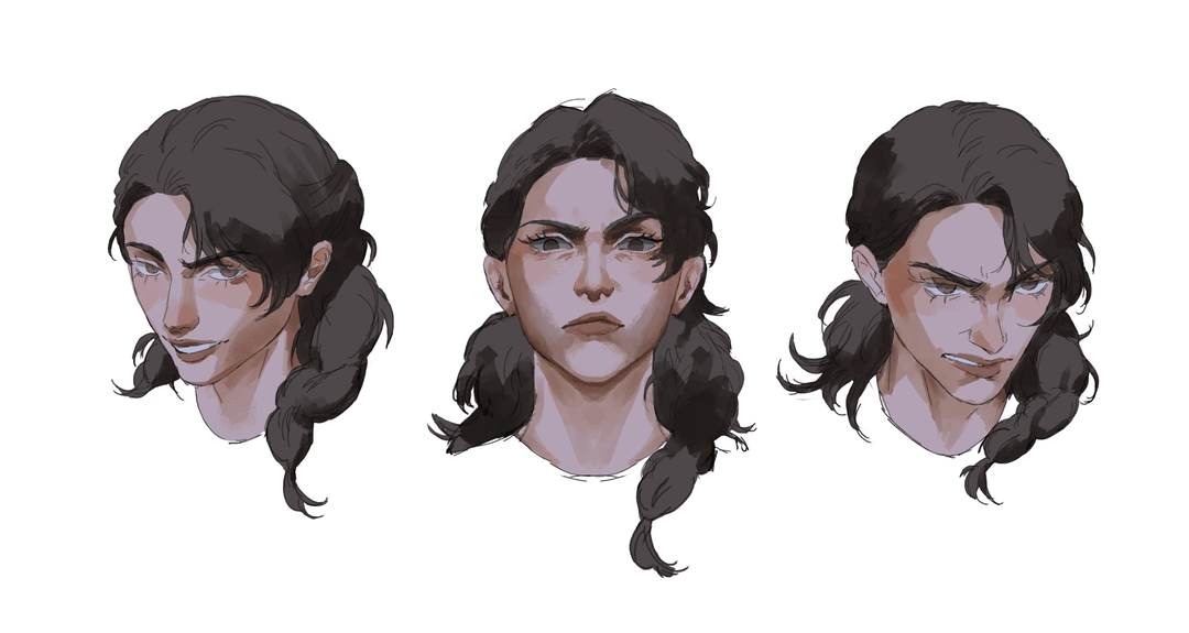 Example of Concept Art & Character Sheet