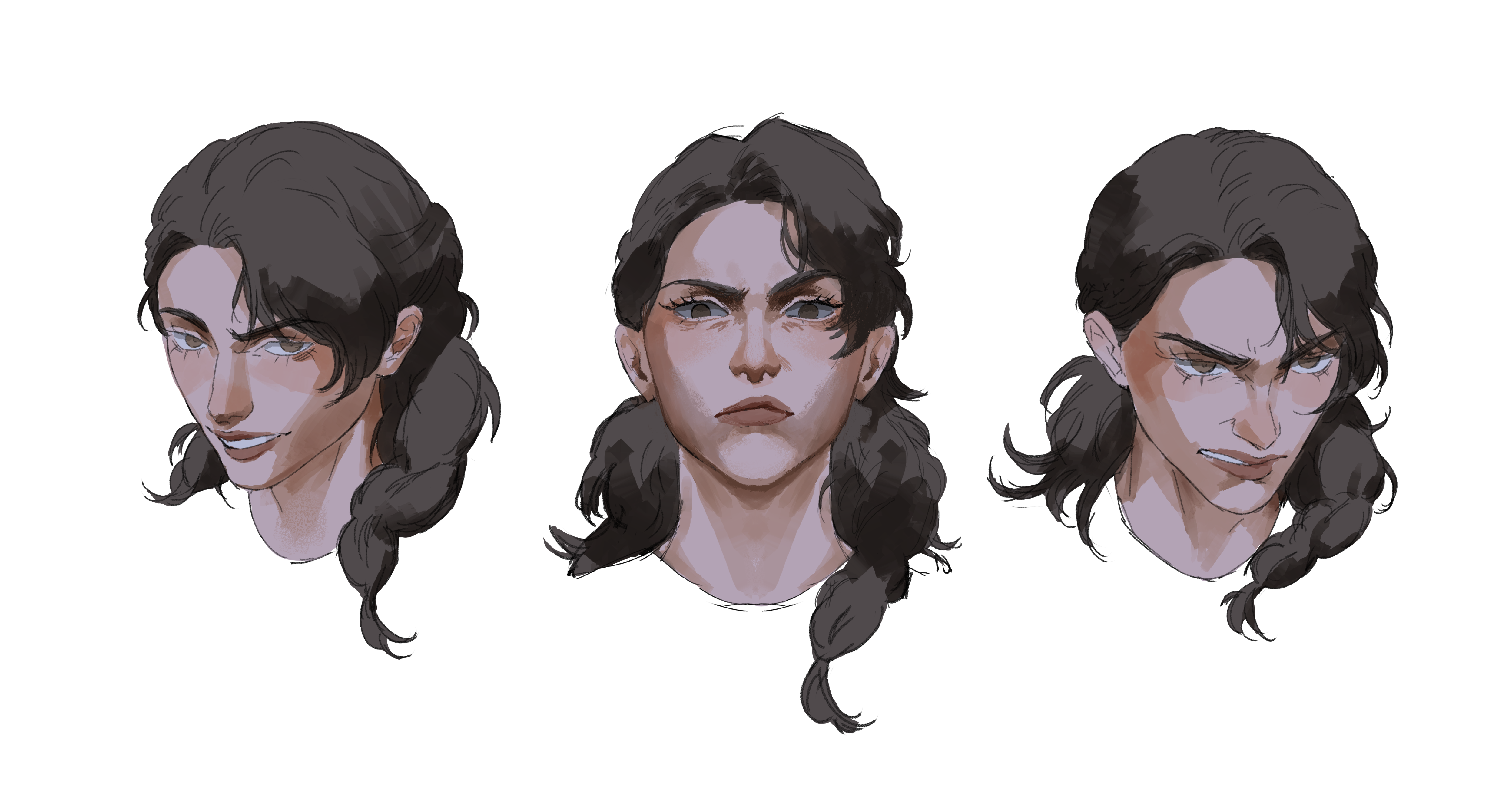 Example of Concept Art & Character Sheet